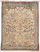 Ghom Tappeto 60 x 80 (Iran) Annodato A Mano