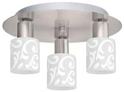 Eglo - Plafoniera LED MY CHOICE 3xE14/4W/230V cromo/bianco