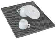 Tappetino scolapiatti grigio in gomma 40x30 cm Maxi – Wenko