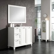 Mobile sottolavabo e lavabo Unike neve L 100 cm 1 vasca