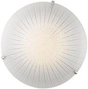 Lampadario Plafoniera Led Chantal Ceiling Lamp Colore Bianco 24W Mis 40 cm