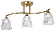 Lampadario a sospensione con supporto rigido 3xE14/60W/230V oro