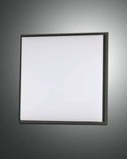 Desdy plafoniera led 23w nera l.24x24 3314-61-101