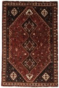 Shiraz Tappeto 180 x 270 Rosso (Iran) Annodato A Mano