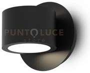 Point-a lampada da parete nero opaco 2 luci gx53 orientabile