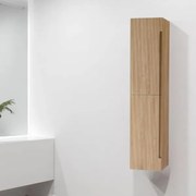 Colonna bagno reversibile h 160 cm Rovere Chiaro RIGHE