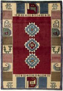 Gabbeh Tappeto persiano 150 x 100 Rosso (Iran) Annodato A Mano