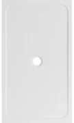 Piatto doccia SENSEA in resina EASY bianco L 80 x L 140 x H 3.2 cm lucido