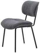 Sedia da pranzo grigio scuro Buffalo - Unique Furniture