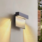 Lampada LED Antal di Lindby, grigio scuro, alluminio