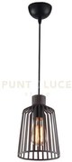 Lampadario a sospensione dayton bronzo 1 luce attacco e27 16x16x126...