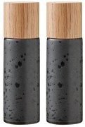 Set macina pepe e sale nero in ceramica 2 pz Gastro Black – Bitz