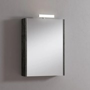 Pensile con luce Akira tigerwood L 51.5 x H 70 x P 15.5 cm