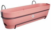 Vaso rettangolare da Balcone Elho   70 cm Rosa Plastica