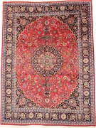 Mashad Tappeto persiano 290 x 400 Rosso (Iran) Annodato A Mano