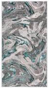 Tappeto grigio/turchese 240x340 cm Marbled - Flair Rugs