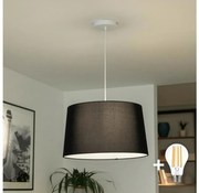 Brilagi - Lampada LED a sospensione con cavo CERIA 1xE27/40W/230V Ø 45 cm nero