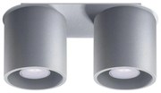 Sollux SL.0055 - Faretto ORBIS 2 2xGU10/40W/230V grigio