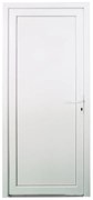 Portoncino d'ingresso in pvc Base L 90 x H 210 cm bianco apertura sinistra