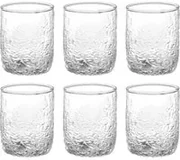 Set bicchieri trasparenti in vetro da 8 cm, 6 pezzi