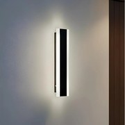 Lampada da parete esterna a LED MIRANA S, 8 W, 230 V, 4000 K, IP44, 30 cm, nera