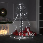 Albero di Natale a Cono con LED per Interni Esterni, Albero di Natale a Cono 200 LED per Interni Esterni 98x150 cm III