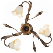 ONLI - Plafoniera LUCREZIA 3xE14/6W/230V bronzo