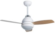 Ventilatore da soffitto Luca bianco, Ø 97 cm, CCT, dimmerabile, SULION IP20