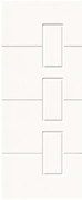 Pannello per porta d'ingresso P190 pellicolato pvc frassino bianco L 92  x H 210.5 cm, Sp 6 mm apertura destra