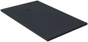Piatto doccia MOLDCOM COMPOSITES in resina Cosmos Stone grafite L 80 x L 120 x H 3 cm opaco