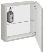 Pensile bagno Armonia rovere nordico, 1 anta apertura da sinistra P 16 x L 39 x H 39 cm