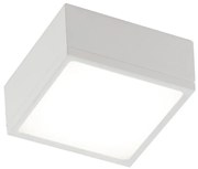 Plafoniera LED design Klio, bianco 40x6 cm, luce naturale INTEC