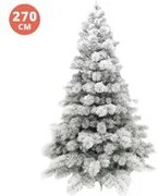 Albero Natale 270 cm innevato Snowbird