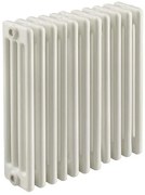 Radiatore acqua calda EQUATION Comby in acciaio 4 colonne, 10 elementi, interasse 535 mm, bianco
