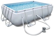 Bestway 56629 Piscina Steel Rettangolare Filtro 1C 282x196x84 cm