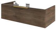 Mobile da bagno sotto lavabo SENSEA Neo lucido L 105 x H 32 x P 48 cm 1 cassetto, lavabo non incluso