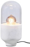 Lampada da tavolo ASEL 1xE27/25W/230V marmo bianco