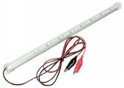 Barra Led per auto e camper 12V 9W 30cm con morsetti IP20 Bianco Freddo 6500K Wisdom