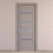 Porta battente Capena 5 beige L 60 x H 210 cm destra