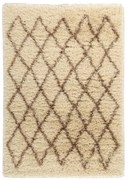 Tappeto Beni ourain geometrico beige, L 230 x L 160 cm