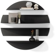 Set di 4 mensole in metallo nero da 76 cm Solis - Umbra