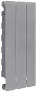 Radiatore acqua calda PRODIGE MODERN in alluminio, 3 elementi, interasse 600 mm, graphite