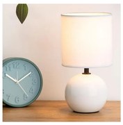 Atmosphera - Lampada da tavolo TIMÉO 1xE14/60W/230V bianco lucido