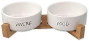 Set di ciotole in ceramica con base per cani ø 13 cm Dog Fantasy - Plaček Pet Products