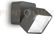 Omega square applique da esterno ip54 led 7w 610lm 4000k antracite