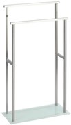 WENKO 23438100 - Porta asciugamani DEBAR 20x83 cm acciaio inox/satinato/bianco