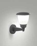 Thiago applique grigio scuro da giardino attacco e27 ip54