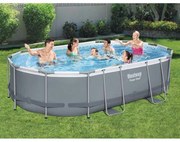 Set Piscina Ovale Power Steel 488x305x107 cm - Bestway