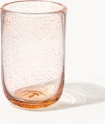 Set di 4 bicchieri in vetro soffiato con bolle d'aria Hippolyte