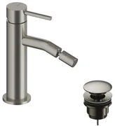 Rubinetto per bidet LOOP SANYCCES argento spazzolato lucido